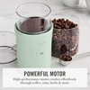 image:imageMarthaStewart ElectricCoffee amp Spice GrinderDual 25oz RemovableBowls StorageLidsStainless Steel BladesOne Touch Pulse Control2in1CompactBeans amp Spices Herbsamp Nuts Linen CreamHoneydew Green